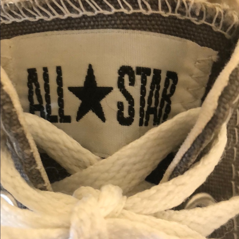 All Star Converse low top in grey - Picture 5 of 6